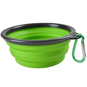 Collapsible Silicone Dog & Cat Travel Bowl | Portable Foldable Pet Food & Water Dish