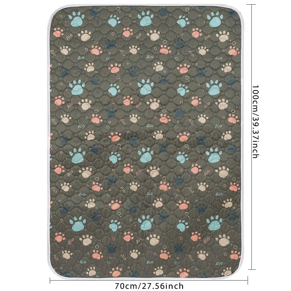 Waterproof Washable Pet Mat | Non-Slip Dog Pee Pad & Breathable Cat Mat