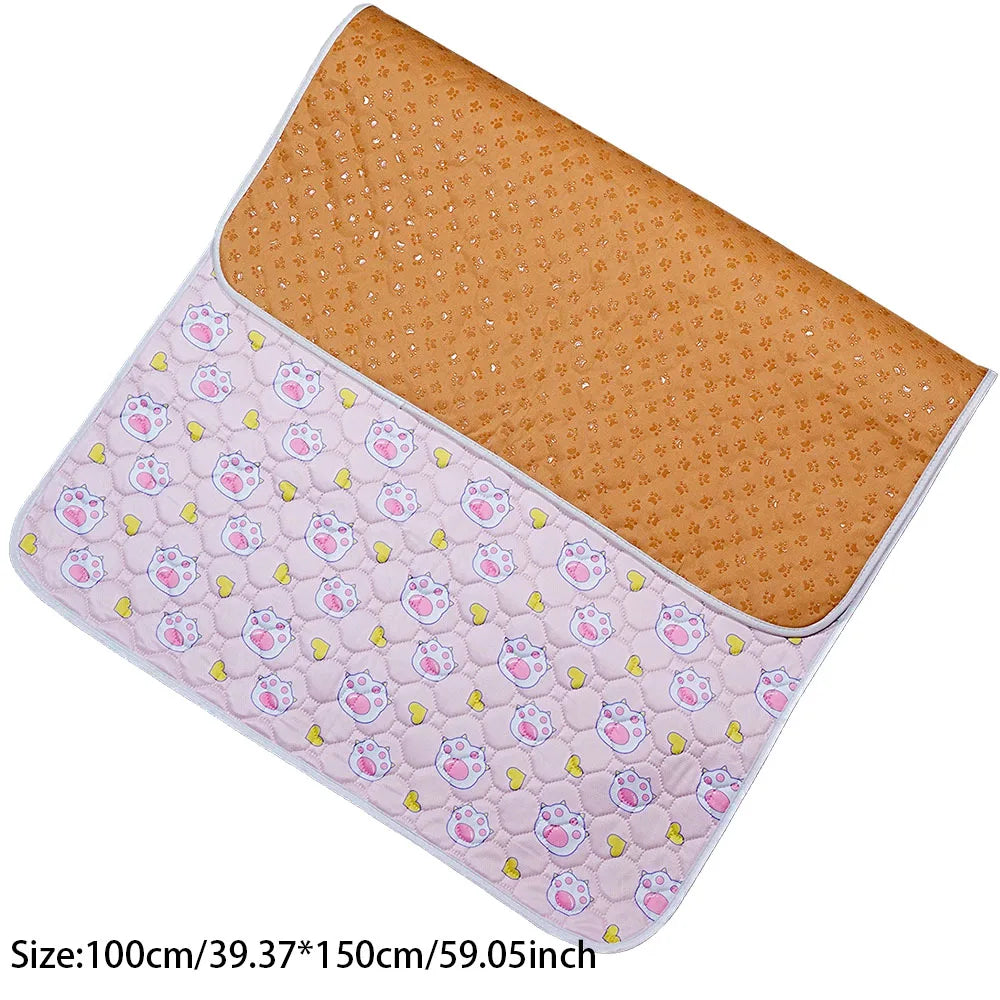 Waterproof Washable Pet Mat | Non-Slip Dog Pee Pad & Breathable Cat Mat