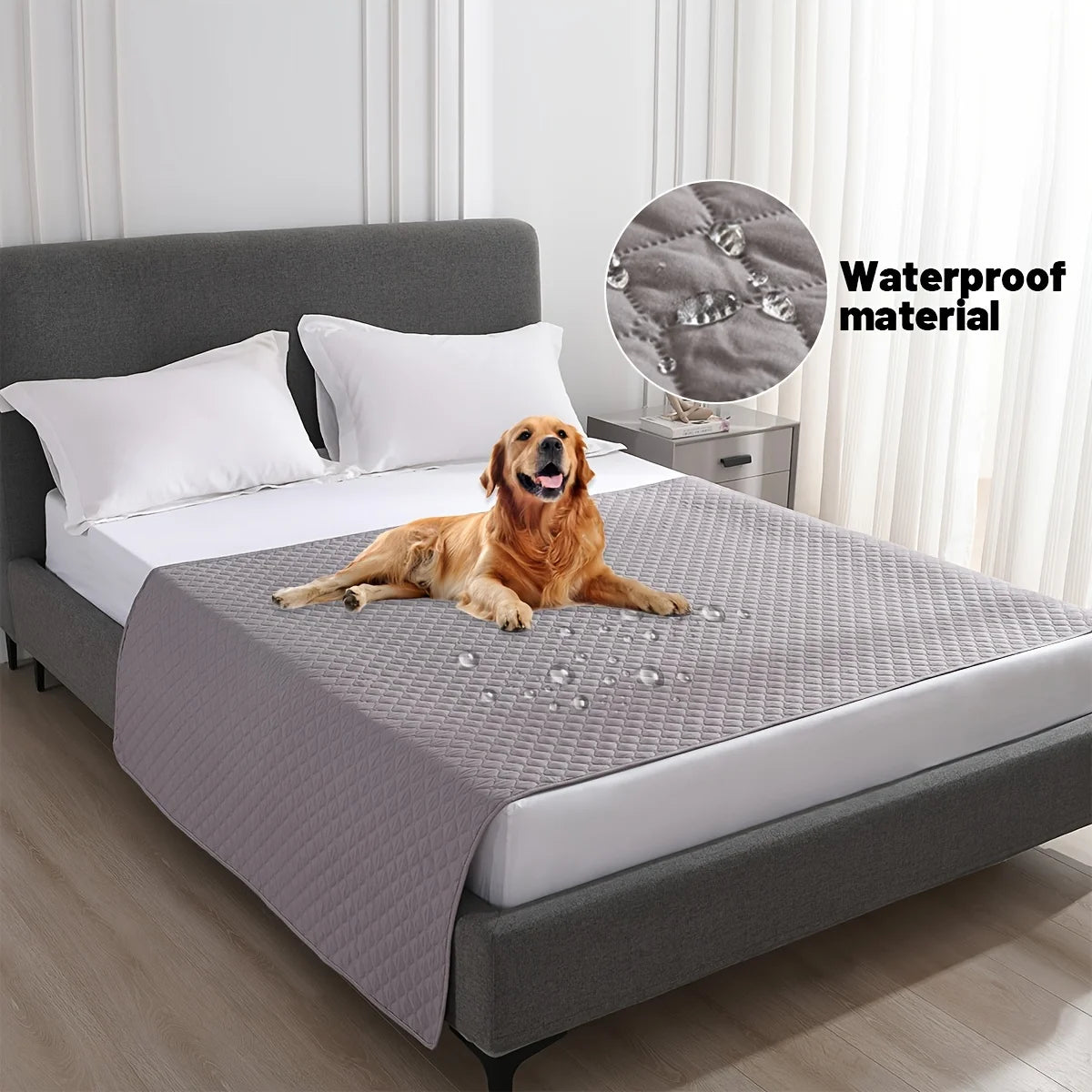 Waterproof Non-Slip Dog Bed Cover & Pet Sofa Blanket | Leakproof Mattress Protector for Dogs & Cats