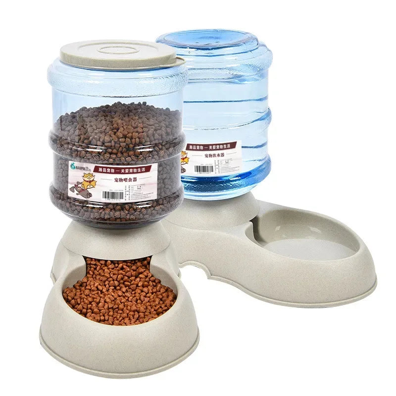 3.75L Automatic Pet Feeder | Large Capacity Gravity Food Dispenser for Cats & Small Dogs